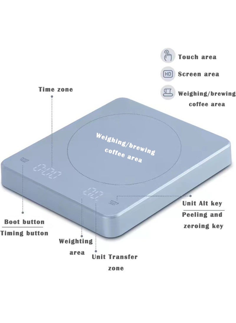 ايكي ايك مجموعة أدوات القهوة بالتنقيط من ترافيل V60، الكل في 1، حقيبة حمل محمولة، مجموعة مكونة من 7 قطع من ماكينة صنع القهوة، مجموعة أدوات إكسسوارات القهوة اليدوية - Image 4