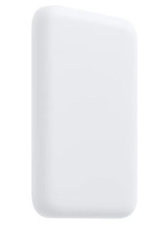 MagSafe-Compatible 10,000mAh Wireless Power Bank – Magnetic Portable Charger with USB-C Fast Charging, LED Battery Indicator & Strong Magnetic Alignment – Slim Backup Battery Pack (White)