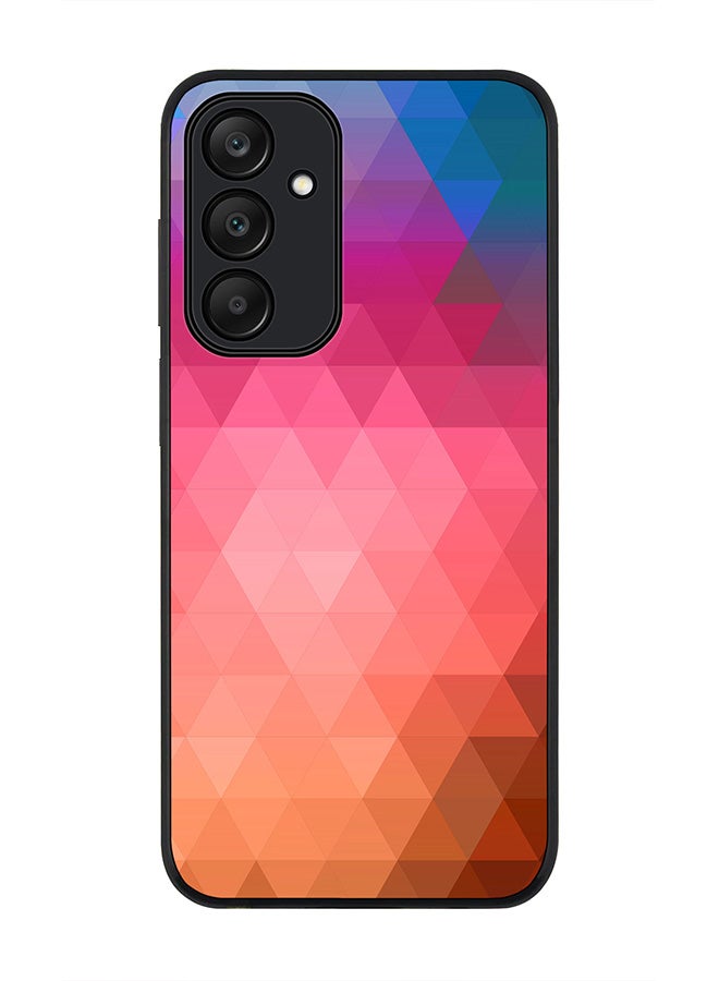 Stylizedd Rugged Black edge case for Samsung Galaxy A25, Slim fit Soft Case Flexible Rubber Edges Anti Drop TPU Gel Thin Cover- Anna's Prism - Image 1