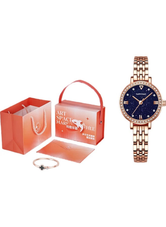 FAIRWHALE Starry Sky Watch For Women, Top Ten Brand, Small Dial, Chinese Watch, Student Waterproof Wristwatch, Valentine'S Day Gift For Girlfriend - Image 1