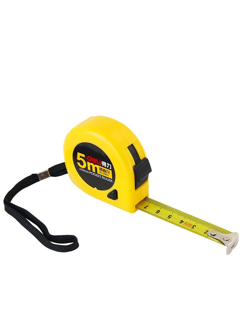 Deli 8203 Steel Measuring Tape 5m – Shockproof ABS Case, Smooth Retraction, Clear Triple-Side Scale, Comfortable Grip - Image 5