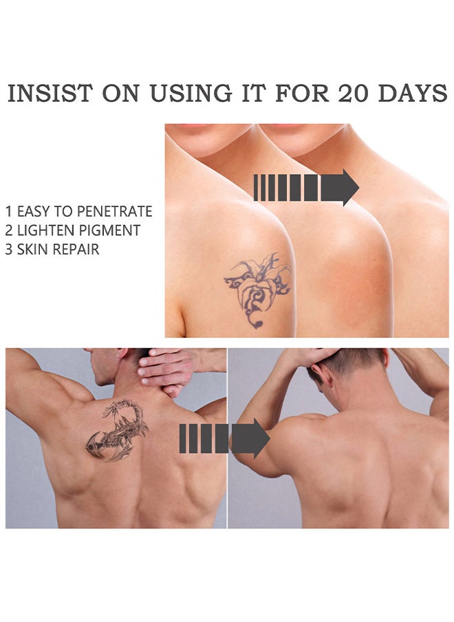Skin Pigment Erasing Cream, Tattoo Removal Cream, Fast-Acting Tattoo Removal Cream, Permanent Tattoo Removal Cream, Skin Pigment Removal Cream, Painless Tattoo Removal without Scarring (2PCS 13G Each)