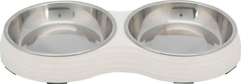 Trixie Melamine and Stainless Steel Dog Bowl Set