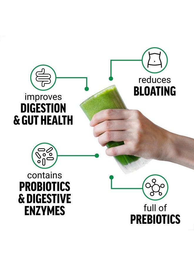 Force Factor Force Factor Smarter Greens Superfoods Powder to Support Digestion, Gut Health, Bloating, Greens Powder with Probiotics, Prebiotics, Digestive Enzymes, & Adaptogens, Pomegranate Berry, 30 Servings  - Image 1