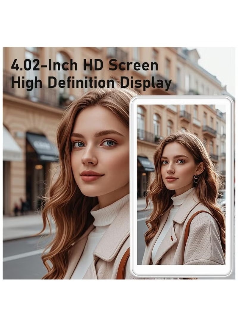 ELTRAZONE Wireless Magnetic Selfie Mirror Screen for Phone – 4.02 Inch IPS Rear Camera Display Adapter for Vlogging, Live Streaming, Rear Selfies, TikTok Video Recording & YouTube Content Creation  - Image 5