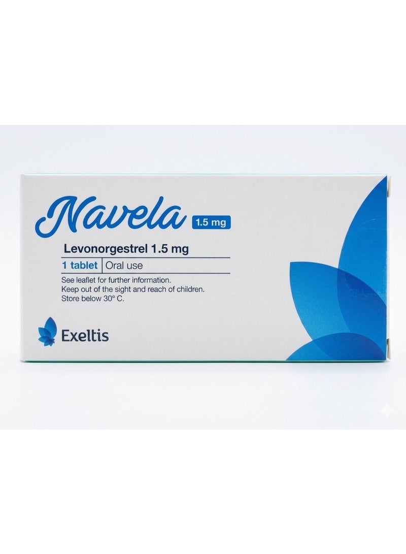 Navela 1.5mg 1 Tablet (Emergency Contraceptive Pill for Pregnancy Prevention)