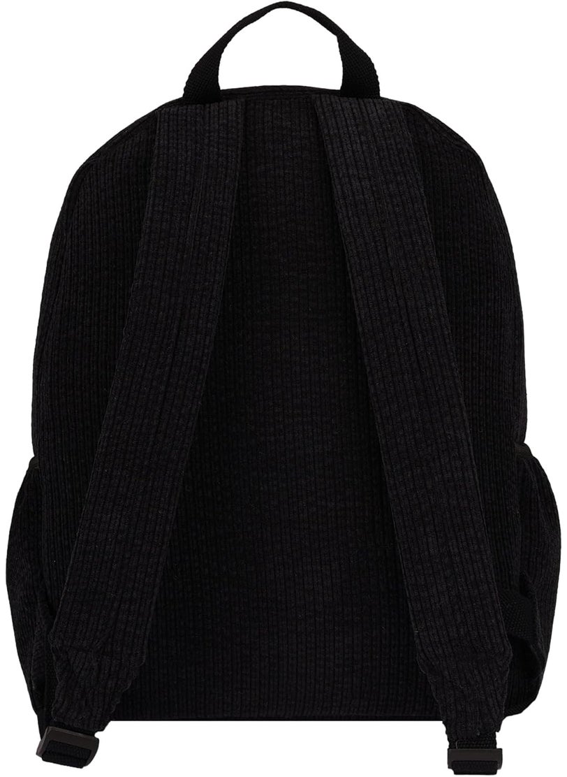 Roxy Roxy Womens Feeling Good Stylish Soft Corduroy Backpack with Padded Shoulder Straps and Exterior Storage Anthracite 15L  - Image 2
