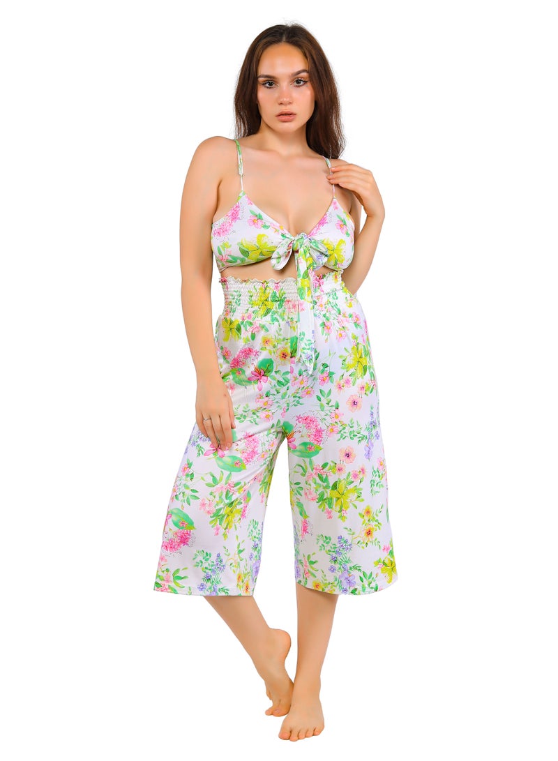 Dadoush Summer pentor pajamas for women with a distinctive design to keep you comfortable and fresh during the hot summer months 