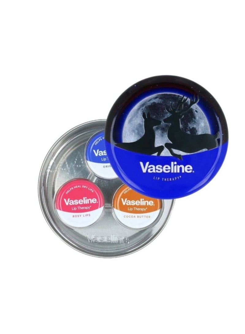 فازلين مجموعة فازلين اوريجينال سيليكشن لعلاج الشفاه - 3 قطع - Image 1