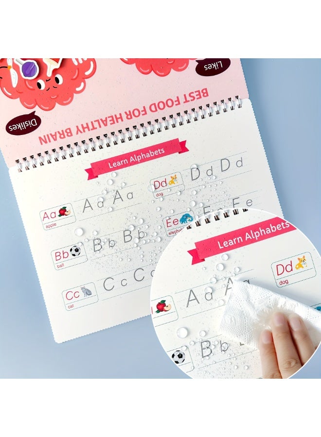 BEBEGO 15 Themes Kids Busy Book Set, Educational Preschool Learning Quiet Book, Human Body Structure Cognitive Development, Includes Storage Bag, 8 Brush Markers, 1 Book, 15 Theme Packs & Stickers, Paper Material, No Battery Required - Image 5