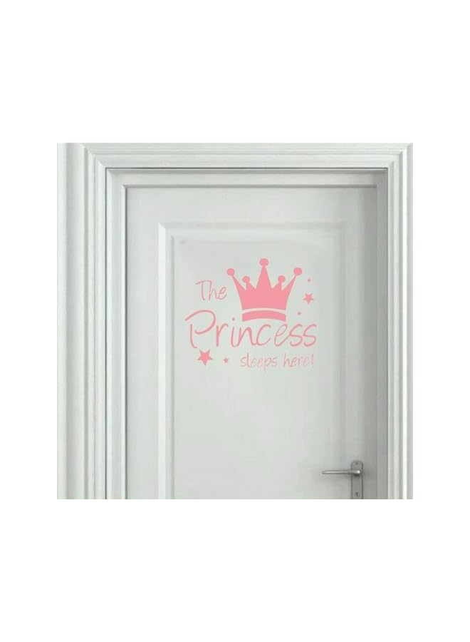 S-TOP Wall Decals, Pink Little Star Crown Inspirational Quotes for Kids Room, Removable Peel & Stick Decor, Nursery & Classroom Vinyl Stickers, Motivational Mural Art - Image 3