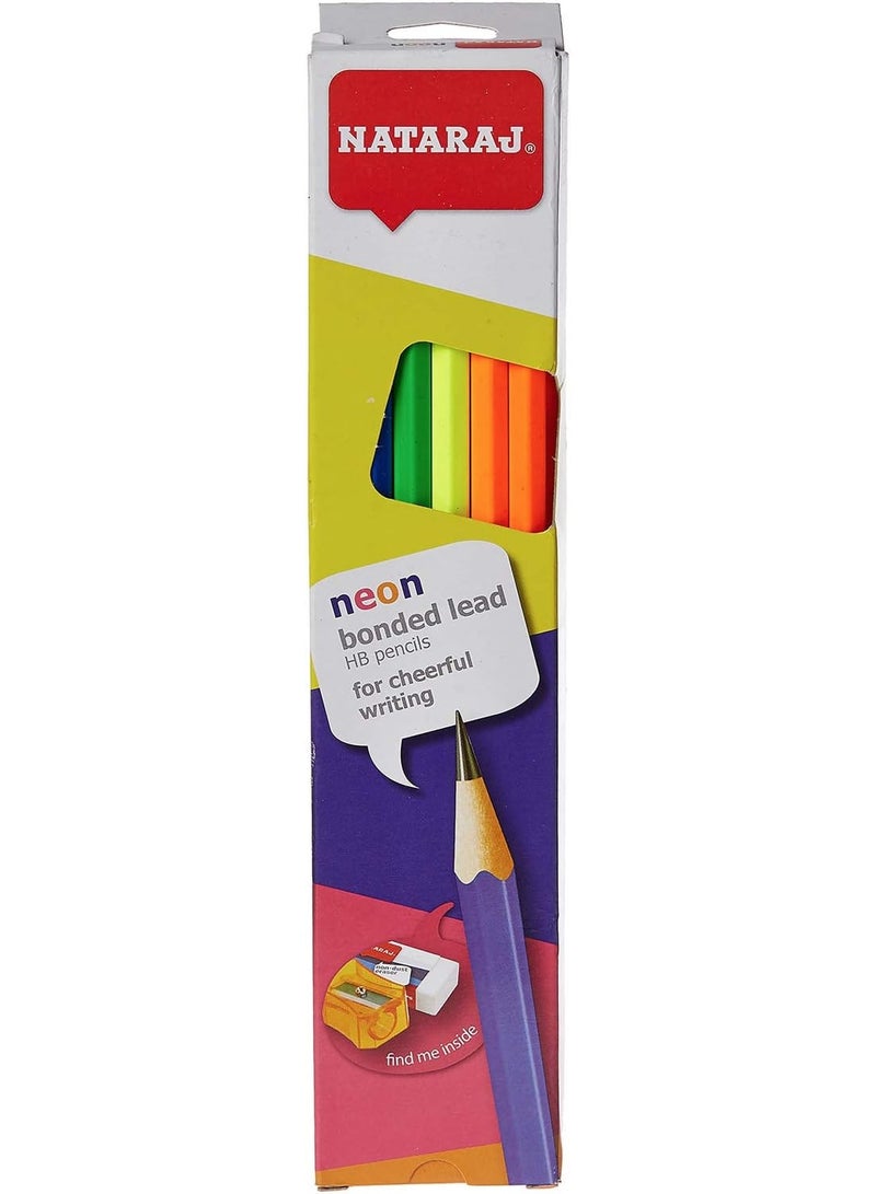 ناتاراج أقلام ناتاراج نيون HB، علبة من 12 قطعة - Image 1