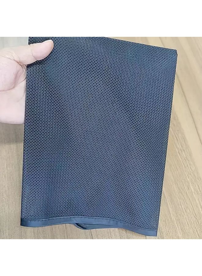 1pc Nylon Car Window Curtains With Magnetic Accessories Partially Lined Knit Sunshade Privacy Shade For Road Trip Essentials - Image 5