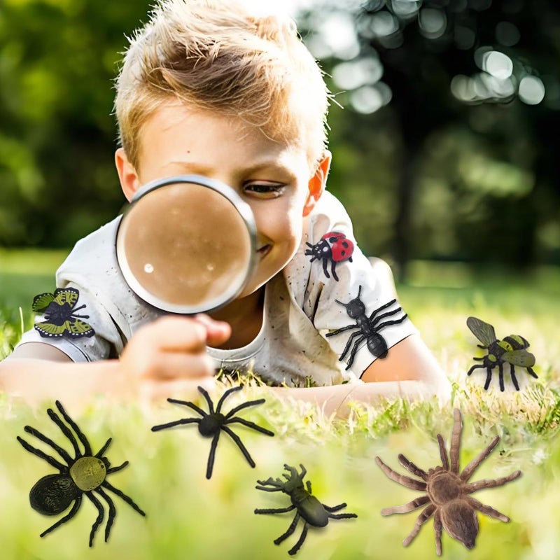 YOOHUA 48PCS Mini Bug Toys Fake Plastic Bugs and Insects for Kids Toddler Halloween Birthday Party Favors Easter Valentines Basket Stuffers Goodie Bag Fillers April Fool's Day Prank Gifts - Image 4
