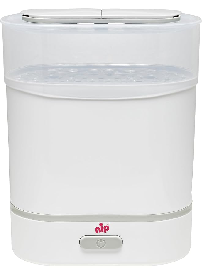 nip 3 In 1 Sterilizer Easy To Use Steam Sterilizer For Food And Bottle Sterilizer Made In Germany White - Image 1