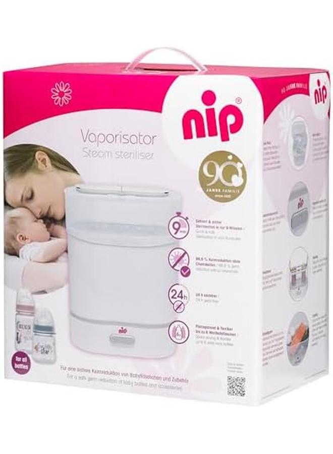nip 3 In 1 Sterilizer Easy To Use Steam Sterilizer For Food And Bottle Sterilizer Made In Germany White - Image 2