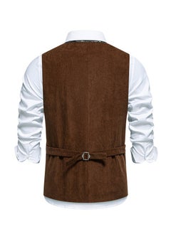 KUYING New Fashion Embroidered Single Breasted Suit Vest  - Image 3