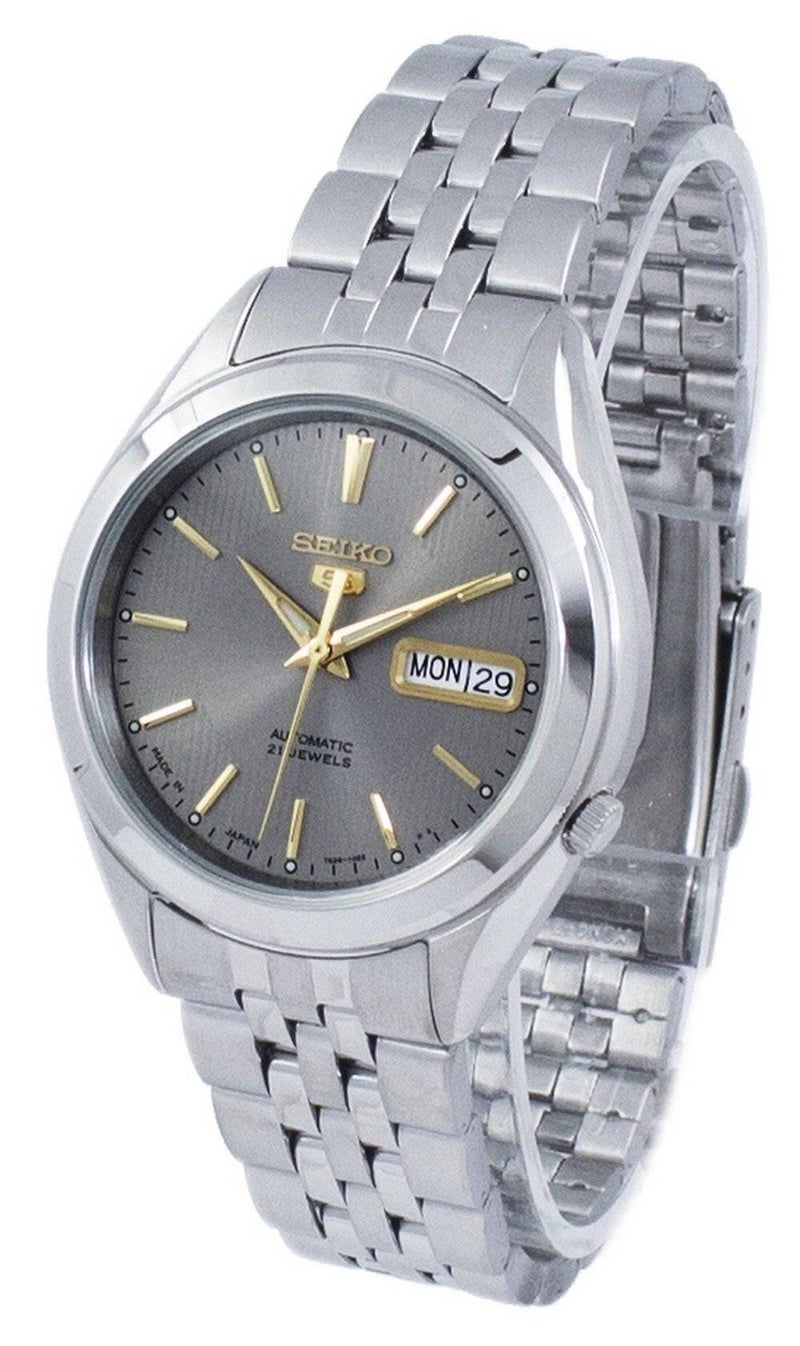 Seiko 5 Automatic Stainless Steel 21 Jewels Day/Date SNKL19J1 Analog Mens Watch - Image 1