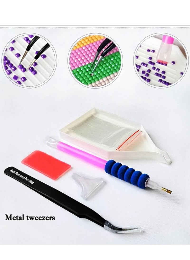 STRATEG DIY 5D Round Diamond Painting Craft Kits Multicolor - Image 3