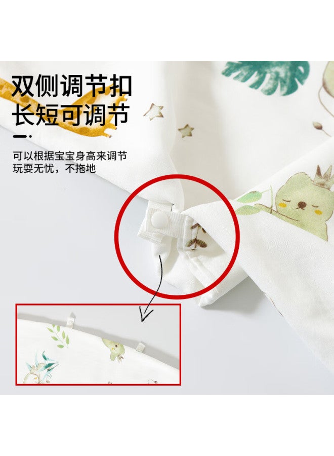 Babyface Youthful Appearance Baby Sleeping Bag Summer Bamboo Cotton Gauze Baby Pajamas Children's Split Leg Anti-kick Quilt Front 4 Back 2 Size 100 - Image 2