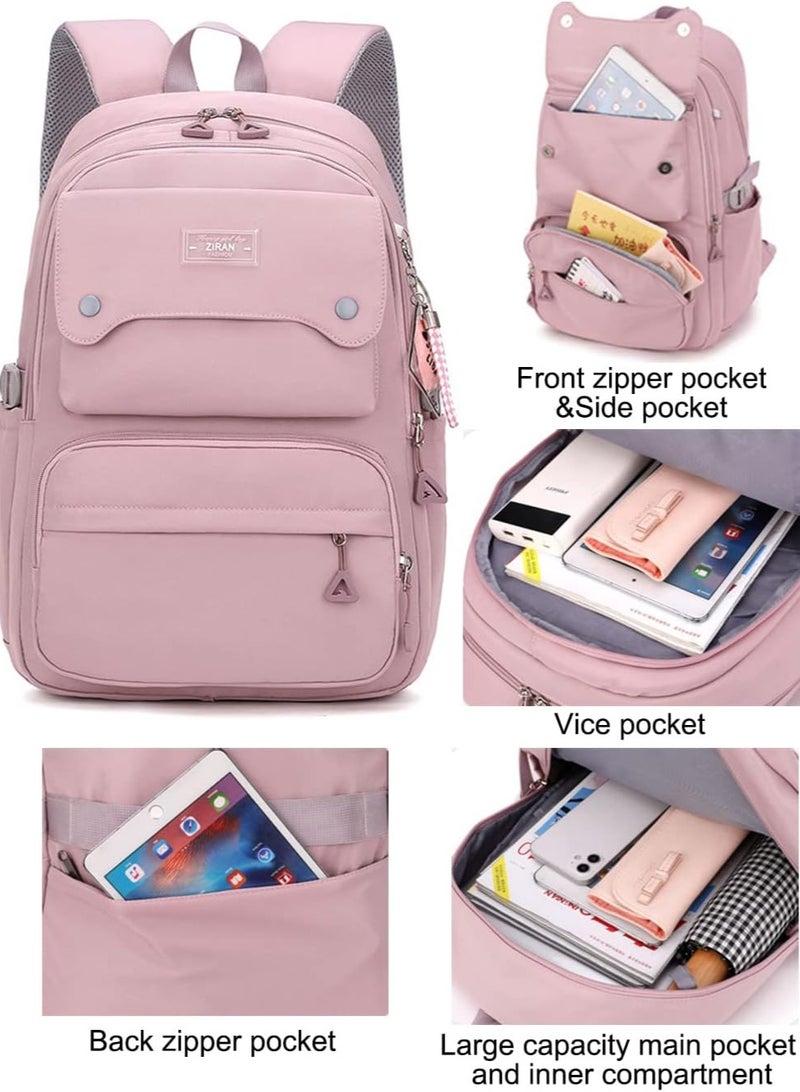 VUCATIN Blue Backpack for Teen Girls School Bag Girls Backpack Bookbag for Kids Back to School Book Bag - Image 3