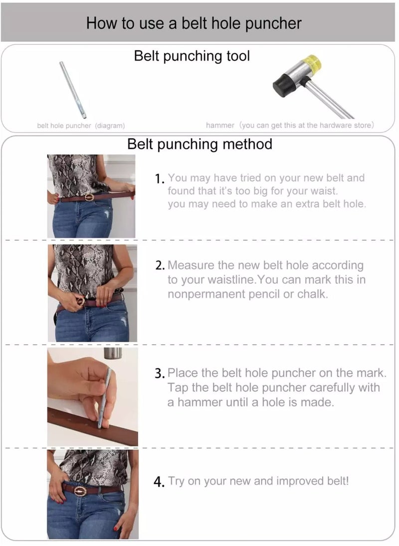 Generic Oversized Square Buckle Belt  - Image 5
