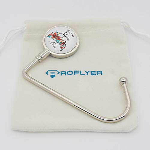 ROFLYER Purse Hook Hanger for Table Bar Handbag Hanger Safer Cleaner Bag Table Hanger with Velvet Pouch (Wish Tree) - Image 2