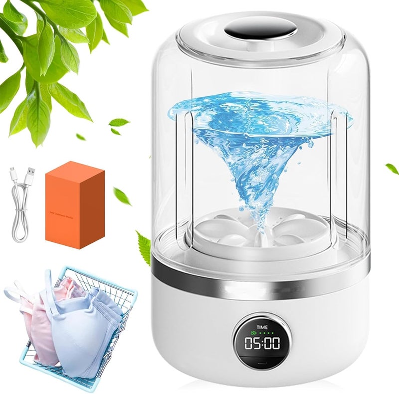 TitanSoli Ye02 Underwear Washer Machine, Mini Portable Washing Machine, Rechargeable Cordless Mini Washing Machine, 4000mAh, Travel Camping Washing Machine for Socks Underwear Camping Travel - Image 1
