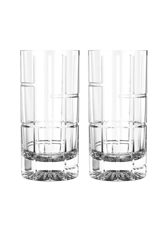 Ocean OCEAN 2-Piece Traze Future Hi Ball Glass Set, 350ml