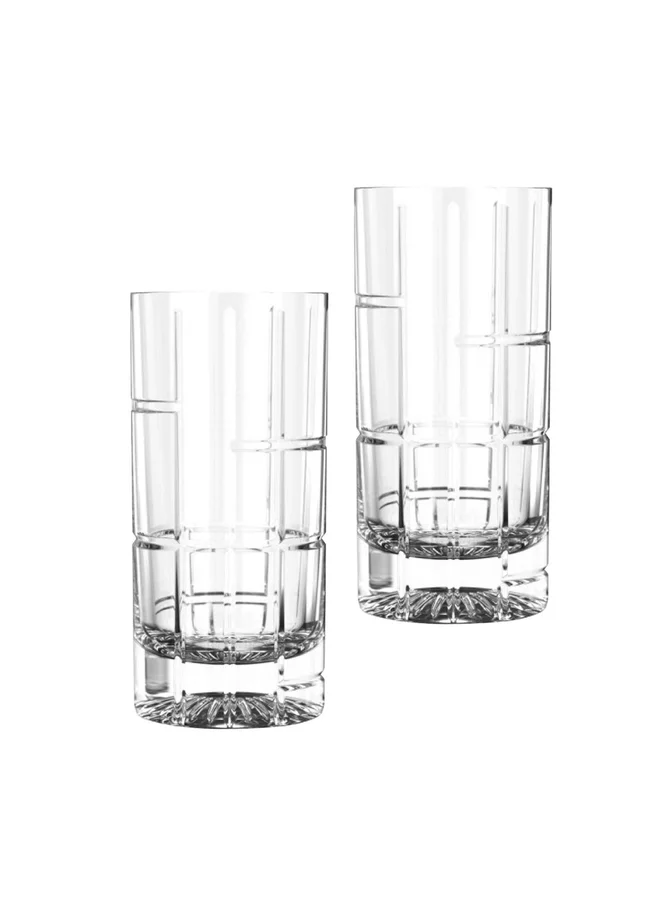 Ocean OCEAN 2-Piece Traze Future Hi Ball Glass Set, 350ml