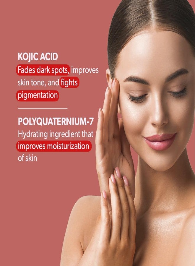 Twasa Kojic Acid Face Wash for Reduces Dark Spots, Uneven Skin Tone & Pigmentation | Serum-Based Brightening Cleanser | Non-Drying Formula | for All Skin Types (100 ml) - Image 4