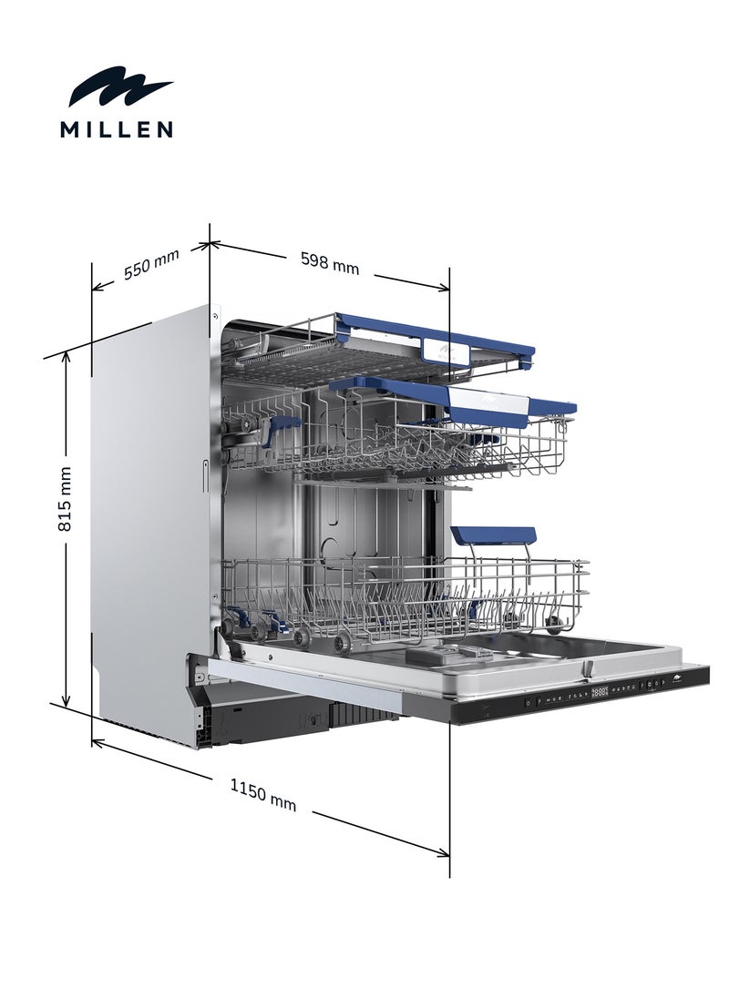 MILLEN - Built In Dishwasher 60cm, 7 programs - Image 1