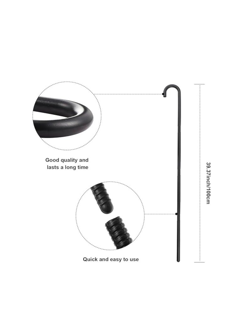 KASTWAVE زي رجل مسن للأطفال زي 100 يوم مدرسة للأولاد مع شعر مستعار لحية عصا بلاستيكية نظارات حمالات وصندوق - Image 4