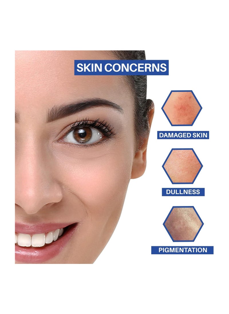 DermDoc - DermDoc Damage Recovery Night Cream With 2% Kojic Acid, 50 g | Lightweight Cream For All Skin Types | Lightens Blemishes, Treats Sun Damage Scars & Age Spots | No Parabens, Silicones & Sulphates - Image 1