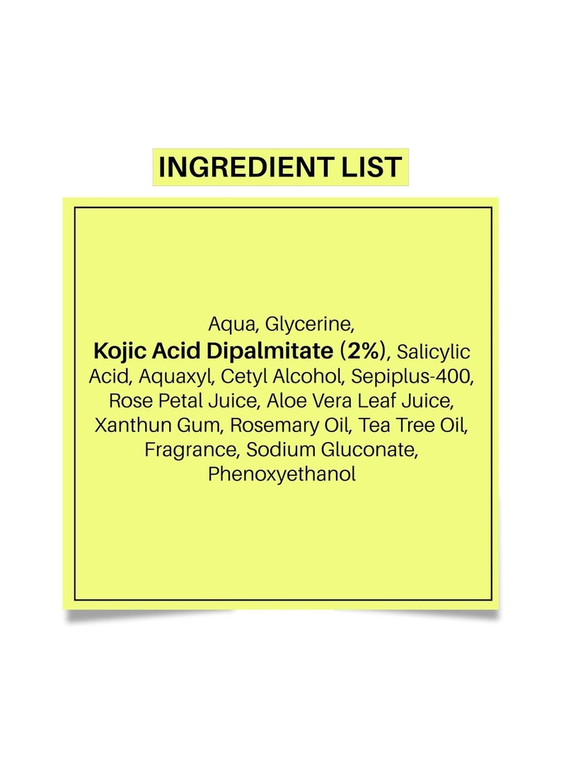 DermDoc - DermDoc Damage Recovery Night Cream With 2% Kojic Acid, 50 g | Lightweight Cream For All Skin Types | Lightens Blemishes, Treats Sun Damage Scars & Age Spots | No Parabens, Silicones & Sulphates - Image 1
