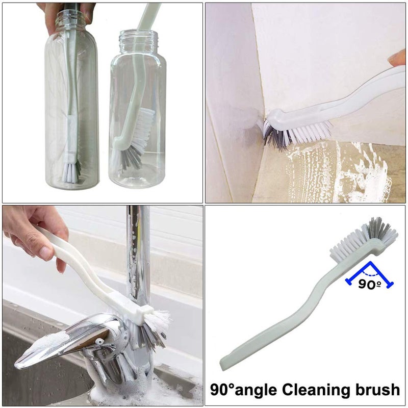 ANERONG Window or Sliding Door Track Cleaning Brush, Tile Lines Brush,Window Blind Duster, 2-in-1 Windowsill Sweeper, Hand-held Groove Gap, 5 Pieces - Image 2