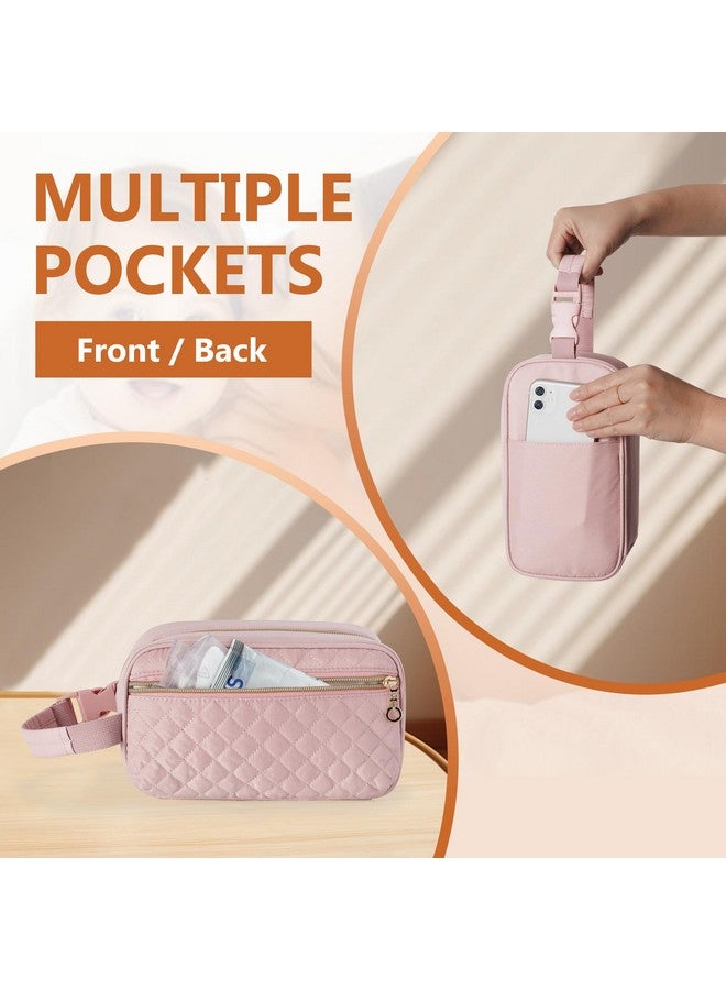 داميرو حقيبة تبريد حليب الثدي من داميرو مع 4 أكياس ثلج - منظم حقيبة سفر لتبريد حليب الثدي مع مقبض قابل للفصل للأمهات المرضعات، لون وردي - Image 3