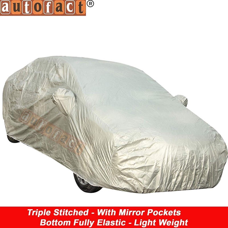 Autofact Waterproof Premium Silver Matty Triple Stitched Car Body Cover with Mirror Pocket for Hyundai Creta 2020 Item Name (aka Title) - Image 2