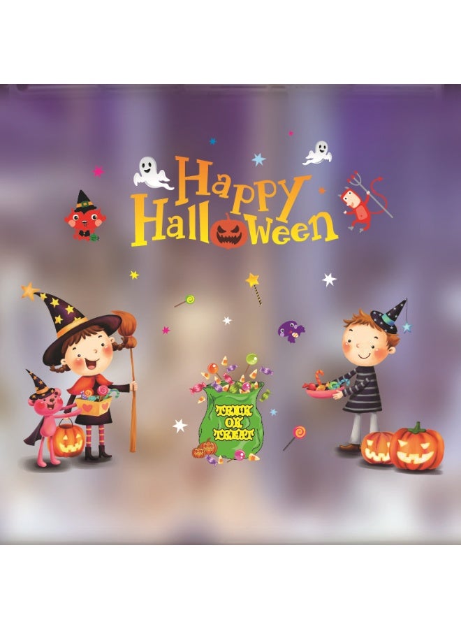 NIBEMINENT New Halloween Static Clings - Charming Festive Decorations
