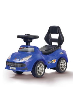 Manual Push Racing Kids Car - Sleek, sporty design with comfortable seat and steering wheel