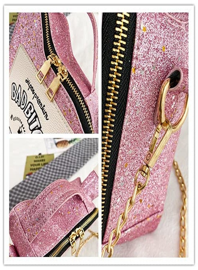 KUANG! Women Fashion Sequin Crossbody Bag Fun Gasoline Handbag Shoulder Bag for Women Messenger Tote Bags - Image 4