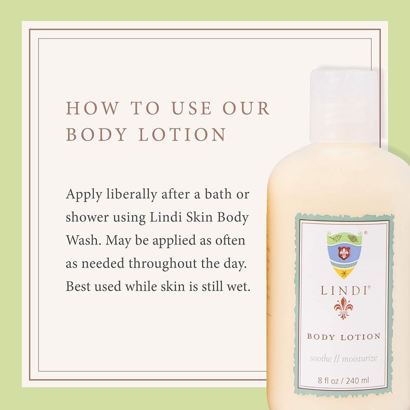 LINDI SKIN Soothing Body Treatment Trio Includes Body Wash Body Lotion and Cooler Pad Relieves Painful Effects of Radiation Burn Dermatologist Allergy Tested Skin Care Products - Image 5