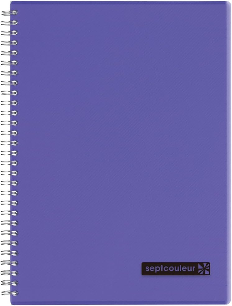 Maruman SEPTCOULEUR B5 Notebook - Purple - Image 1
