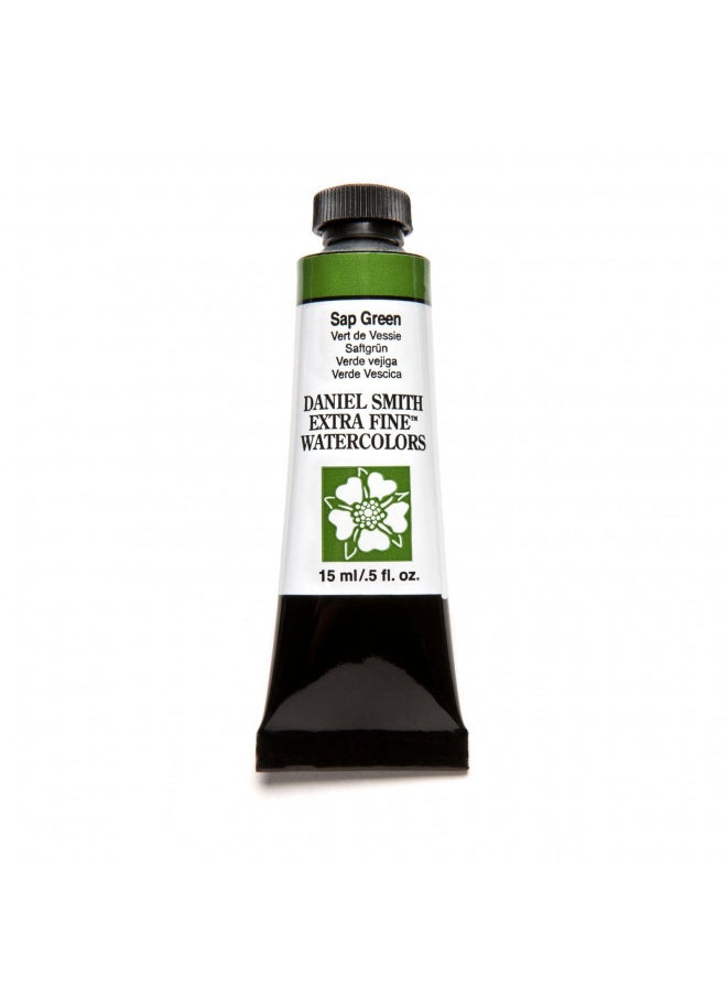 Daniel Smith DANIEL SMITH Extra Fine Watercolor 15ml Paint Tube, Sap Green (284600102), 0.5 Fl Oz (Pack of 1)  - Image 3
