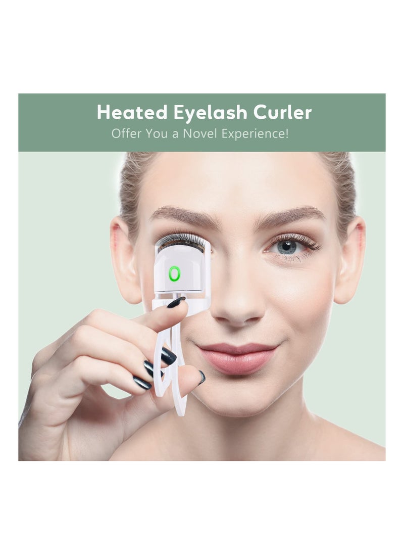Arabest - Type-C Rechargeable 2 Temperature Mode Silicone Comb Electric Eyelash Curler - Image 1