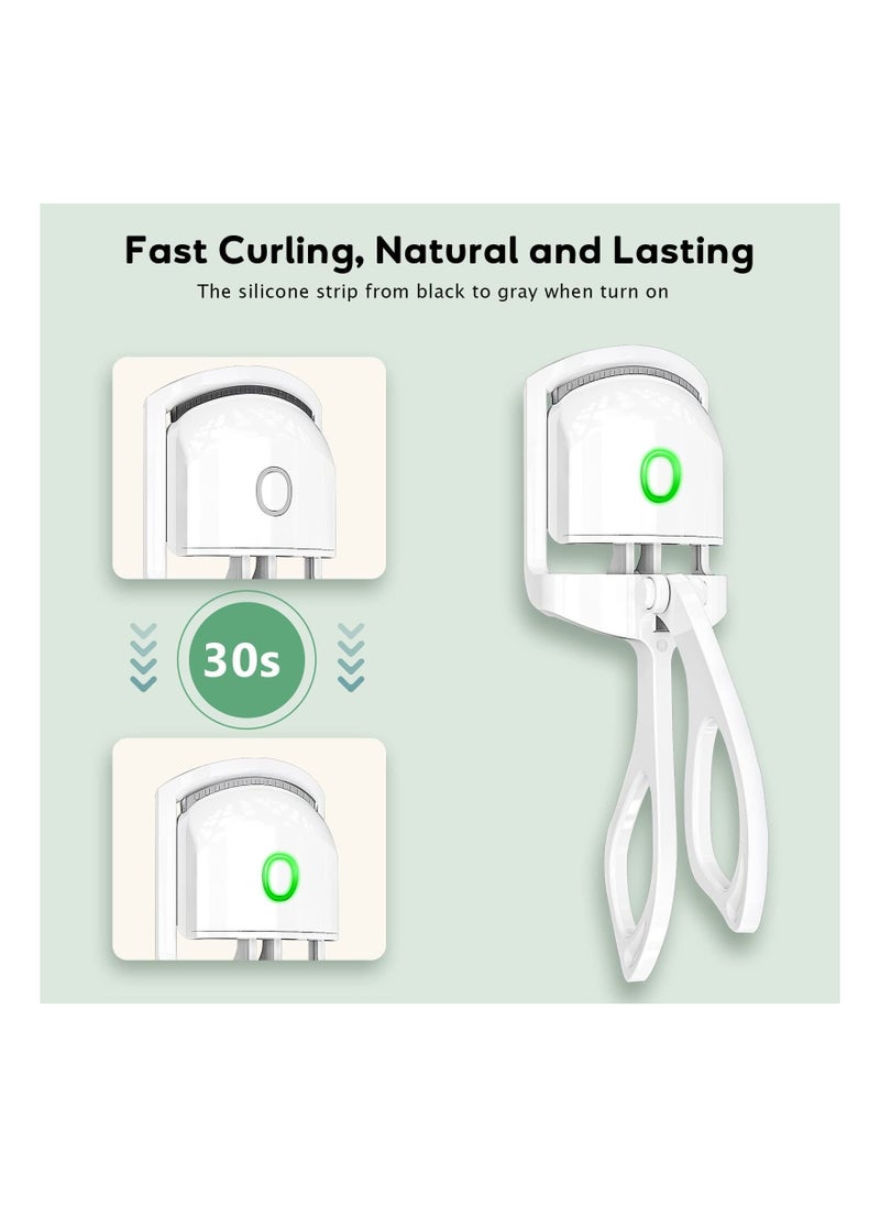 Arabest - Type-C Rechargeable 2 Temperature Mode Silicone Comb Electric Eyelash Curler - Image 1