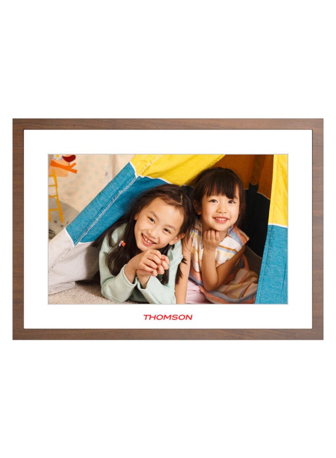 Thomson Rechargeable Digital Photo Frame, Wireless Electronic Al, 10.1-inch Hd Video Photo Music Player, Touchscreen, Wifi Remote Transfer, Internet Celebrity Gift, 1002 - Image 2