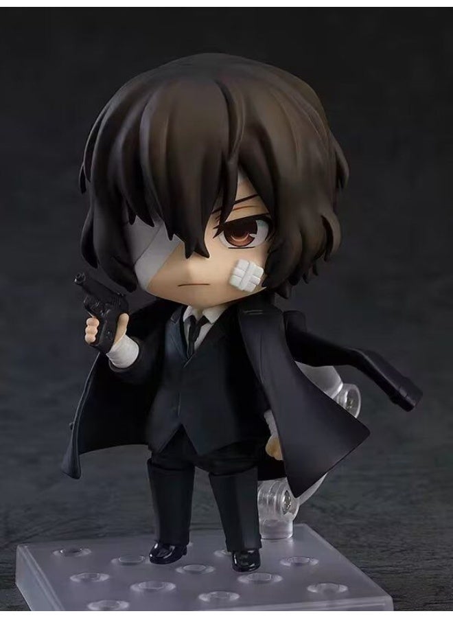 عام بونغو الضالة الكلاب دازاي أوسامو المنقولة دمية نموذج الديكور سطح المكتب الديكور لعبة هدية للعائلة والأصدقاء - Image 1