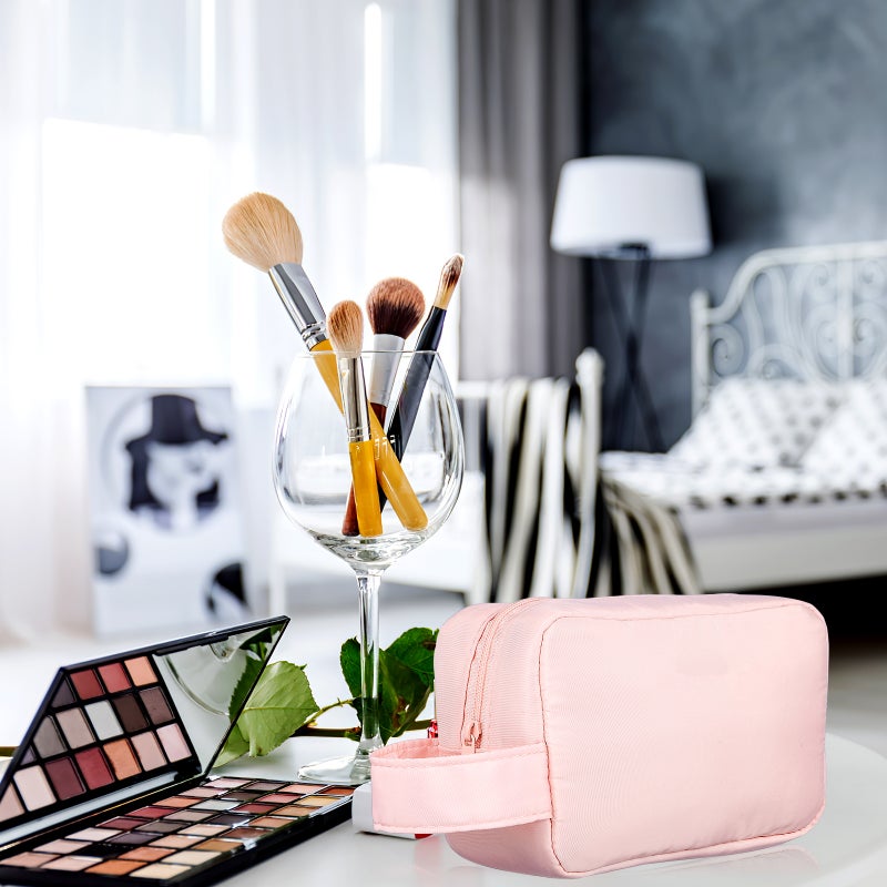 2 Pcs Travel Makeup Bags Fashion Cosmetic Bags Makeup Cases Storage Organisers for Women and Girls - Image 5