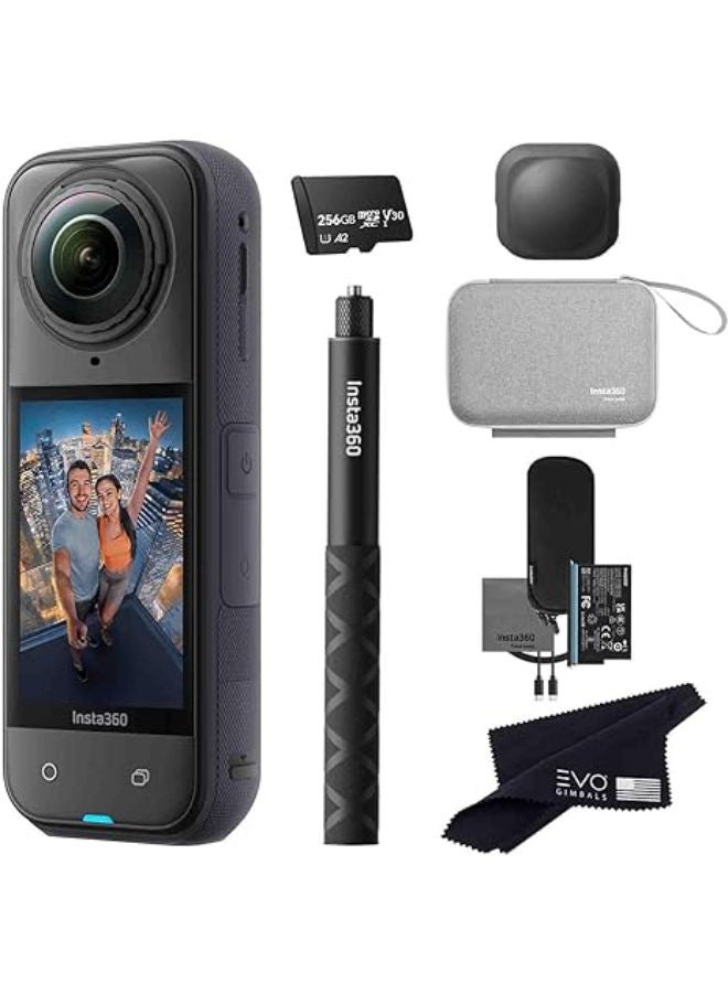 انستا 360 X5 Travel Bundle-8K Waterproof 360 Action Camera with 1/1.28" 48MP Sensors, 8K 360 HDR Video, 72MP 360 Photo, 4K Single-Lens - Image 1